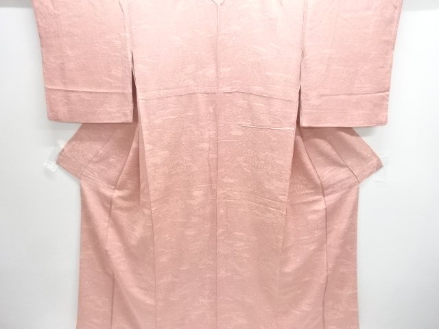 JAPANESE KIMONO / IROMUJI / WOVEN SCENERY OF TEMPLE